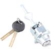 TPSOBRU Attuatore Serratura per BMW Serie 1 E81 E82 E87 E88 51217161430 Cilindro della Serratura della Porta con 2 Chiavi per Auto Auto Serratura