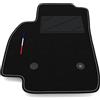 Somer Car Tappetino Auto SOLO LATO GUIDA 1pz compatibile con Opel Karl 2015-2025 | 1 tappeto su misura in moquette, bandiera francia