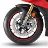 labelbike Adesivi Moto Cerchi Ruote 17 Honda
