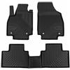 OMAC Tappetini Tappetini in Gomma No.77 compatibile con MG ZS II Hybrid 2024-2026 TPE Nero 3 Pz