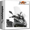MOTOTOPGUN kappa parabrezza compatibile con yamaha tricity 125 155 2014 2015 2016 2017 2018 2019 2020 2021 2022 2023 mototopgun