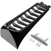 LORSKRD Spoiler Anteriore Per Softail Per Street Per Breakout Per Fat Per Bob 2018-2023 Spoiler Anteriore Nero Lucido Per Moto Copertura Inferiore Radiatore Alette