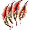 MACMRD Adesivi Per Auto Spaventoso Monster Claw Scratch Car Sticker Corpo In Pvc Moto Laptop Decorazione Impermeabile Auto Decal
