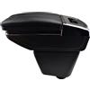XUKEY Ruotabile bracciolo per Captur 2013-2017 Black thread Storage box bracciolo