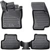 ELMASLINE 3D Tappetini Gomma per Dacia Duster 3 - dal 2024 Compatibile con: Hybrid 140 / ECO-G | Non compatibile con Mild Hybrid | Bordo Extra Alto | Tappetini Auto