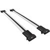 RE&AR Tuning Compatibile con Citroen Nemo 3 (225) 2008-2017 FLY Model Barre Tetto Portapacchi Auto Barre Portatutto Grigo Alluminio 2 Barre