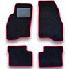 RDS TRUCK Tappetini per Grande Punto 2005-2012 per tappetini fiat grande punto (GRANDE PUNTO ROSSO SENZA RICAMI)