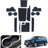 GAFAT Compatibile con BMW X1 U11 iX1 2023-2025 2026 Tappetini Antiscivolo, iX1 X1 2025 Tappetino in Gomma Console Centrale, Non Scivolano, Cuciture Porte, Accessori X1 U11 (Blu)