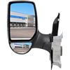 BESTPRICE ATP 1x Specchio retrovisore manuale lato sinistro convesso con | Compatibile con: FORD TRANSIT Bus, TRANSIT Kasten, TRANSIT Pritsche/Fahrgestell, TRANSIT Pritsche/Fahrgestell