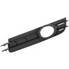 Riloer Copertura per griglia fendinebbia per paraurti auto, copertura per griglia fendinebbia anteriore, copertura nera per fendinebbia compatibile con Audi A6 2005-2008, lato conducente sinistro
