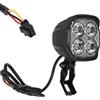 VOLOHAS Faro per Kukirin M4 Max Scooter Elettrico Lampada Frontale Impermeabile Antiurto Accessori Scooter Elettrico