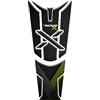 Paraserbatoio.it ADESIVO RESINATO PARASERBATOIO EFFETTO 3D, PER MOTO COMPATIBILE CON BENELLI TRK 702 X 2023 (GIALLO FLUO/NERO)