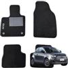 W-Parts SERIE 4 TAPPETI - TAPPETINI IN MOQUETTE NERI 500 E - Solo Versione Elettrica