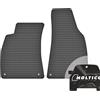 moto-MOLTICO Set di 2 tappetini in gomma anteriori per auto, per tutte le stagioni, con bordo, antiscivolo e impermeabili, adatti per Audi A4 B6/B7 (2000 - 2008)