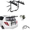 MOTO SPORT MONDO COMPATIBILE CON PEUGEOT 208 dal 15 al 19 PORTABICI POSTERIORE PER AUTO ADATTO PER 3 BICI PORTA BICICLETTE MISTRAL CON 3 SCOMPARTI CON REGOLAZIONI CARICO MAX 45KG