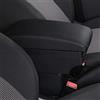 GuyAna Compatibile con Fiat 500 2007 2008 2009 2010 2011 2012 Scatola Portaoggetti Bracciolo Auto Bracciolo Console Centrale Custodia Modifica Braccioli per Auto(Black Line)