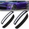 FetonAuto Luci di posizione laterali a LED bianche per Dodge Charger 2015-2022, luci paraurti anteriori anteriori con chip a doppia fila, caricatore LED bianco puro Indicatori laterali Luci