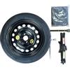 D'ANGELO 1988 Kit Ruotino di Scorta 16 compatibile con Dacia Sandero con Cric, Chiave e Sacca 135/90R16 compatibile con 205/60R16
