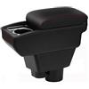 YJYWZH Bracciolo per Opel Corsa F 2020-2026 con Vano Smartphone | Vano smartphone,Portabicchieri,Doppio vano portaoggetti,Bracciolo centrale scorrevole,Pelle PU,Base specifica per veicolo