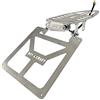 Generico Portatarga per KTM TM Husqvarna 125 300 450 Pieghevole Universale Adattaible Moto Enduro Motard con Faretto Bianco