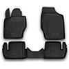 Element Tappetini in gomma antiscivolo premium personalizzati PEUGEOT 307, 2001-2007, 4 pez.