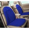 Auto Accessori Lupex - Coppia di schienali universali, kit da 2 pezzi, coprisedili anteriori, per sedili auto furgone autobus camion sedia ufficio, poliestere, con 92 sfere massaggianti (Royal)