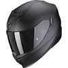ScorpionEXO Scorpion EXO-520 - Casco da moto con visiera parasole, Pinlock, predisposto per comunicazione Bluetooth L, nero opaco e argento