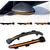 Fouedy Indicatori di direzione dinamici a LED specchietto retrovisore 2 pezzi luci per VW Golf 7 MK7 7,5 GTI R Sportsvan Touran L II