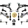 W-Parts KIT BRACCI SOSPENSIONE ANTERIORI RINFORZATI COMPATIBILI CON ALFA ROMEO 147-156 - GT - 12PZ