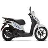 Generico Kit adesivi Compatibili con Piaggio Liberty 125 ABS decal grafica completa carene laterali ruote cerchi scegli colore -KIT D- Cod. 2063 (049 Blu Royal)