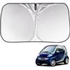 Bayajiaz Parasole Parabrezza Pieghevole per Smart City-Coupe 450 1998-2004 Protezione UV Copertura Calore Visiera Estate Accessori Interni
