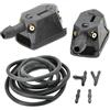 YHAILI Personalizzato 4 vie Auto Universale Dispositivi Montati Su 8/9 mm Braccio Spazzole Tergicristalli Ugelli Spruzzatore Acqua