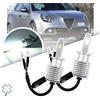 NSLUMO lampadine LED fendinebbia H3 per A/lfa Romeo Giulietta 2010-2020 147 | 2005-2010 166 1999-2007 bianco xenon 6500K IP65 2 SMD 800LM DC 11-30V senza sfarfallio 2PCS