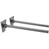 Lampa 15969 Set 2 Ganci Porta gomme e Cerchioni da Parete richiudibili