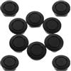 NUSITOU 10 Pezzi Tappi Copertura Paraurti Auto in Plastica Nero per Sensori di Parcheggio Posteriori, Fori 25-26mm, Installazione Facile