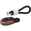 HEINMO Chiave per auto Smart Remote Fob Cover Shells Chain Case Portachiavi Portachiavi Corda chiave per Cooper F Series F54 F55 F56 F57 F60 Clubman Countryman Sostituzione chiave (JCW+Black)
