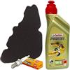 Motocar Kit tagliando Castrol 10W40 filtro aria originale candela Liberty 50 4T / Sport