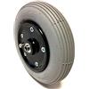 CST Ruota completa 7 x 1 3/4 (180 x 45), pneumatici per sedia a rotelle con foro da 8 mm, lunghezza del mozzo: 60 mm