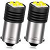 Ruiandsion lapadina LED BA9S 10-30V bianco 600lm senza polarità, confezione da 2 per luci interne auto, cupola, mappa, porta, targa