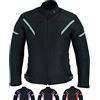 Texpeed Giacca da moto donna con protezioni - Cappotto impermeabile da donna in Cordura in tessuto con armatura da moto (EN 1621-1) Nero - M