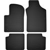 Wielganizator Tappetini in gomma su misura, compatibili con Ford Ka MK2 (2008-2012) hatchback neri su misura adattamento ottimale