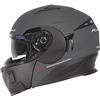 Scotland Casco Modulare Force02.3, Nero Opaco/Grigio, Taglia XS