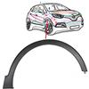 RAS RICAMBI AUTO STORE Parafanghino anteriore destro nero goffrato, Compatibile con RENAULT CAPTUR dal 01/2013 al 02/2017