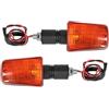 HZBHD Moto Indicatore Indicatori Indicatori Di Direzione Per Moto Per Suzuki DR 350 650 125 200 250 250S 350 350S GSXR 750 1100 RF600 RF900 Bandit 1200 A Stelo Corto Luci Stop
