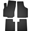 Wielganizator Tappetini in gomma su misura, compatibili con Renault Twingo I (1993 - 2006) Hatchback | Set da 4 pezzi | Migliore vestibilità rispetto ai tappetini universali | Nero