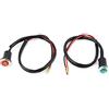 Akozon Indicatore di direzione verde, indicatore di retromarcia luce del motociclo rosso verde indicatore luminoso per inversa e neutra cambio auto