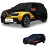 Generico Fatto Su Misura Quattro Stagioni Telo Copriauto Compatibile Con JEEP Avenger 2022-2026,Protezione solare,impermeabile,Anti-caduta delle foglie,antineve,antipolvere(Black Orange)