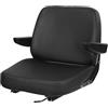 Dofanqing Sedile per trattore Dofanqing, accessorio per trattore, sedile ergonomico, nero, universale, per carrelli elevatori, trattori, ecc.
