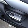 Carwest Alzacristalli Interruttore Telaio Trim Per X1 F48 2016-2018 Auto Interni ABS Cromato Accessori (Matt silver)