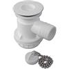 pro-Styling design for perfection Scarico guarnizione di scarico sifone uscita lavabo lavandino roulotte camper 90° bianco 25 mm